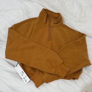 Aritzia Perfect Quarter Zip Fleece